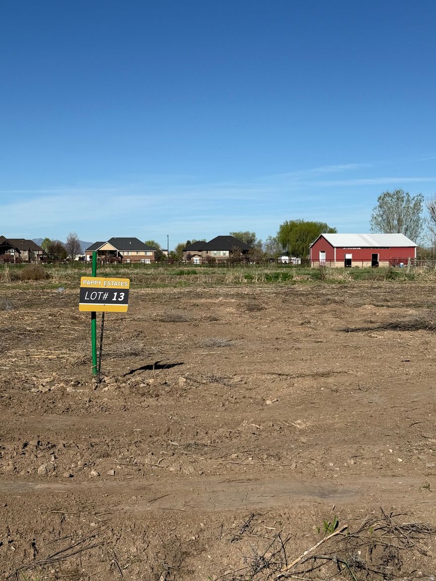 Bring your own builder to this beautiful East facing lot in Plain City. This lot is ready now, all utilities stubbed, flat, no fill needed just ready to go! Close to all convinces.