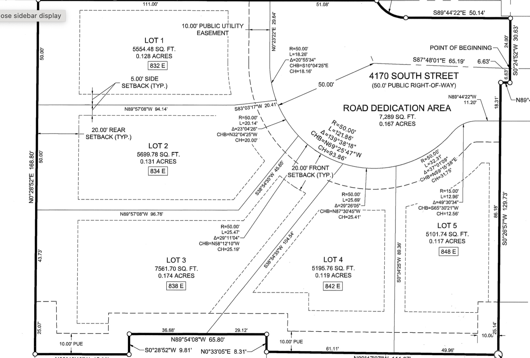 MILLCREEK COTTAGES  LOT 5 - Land