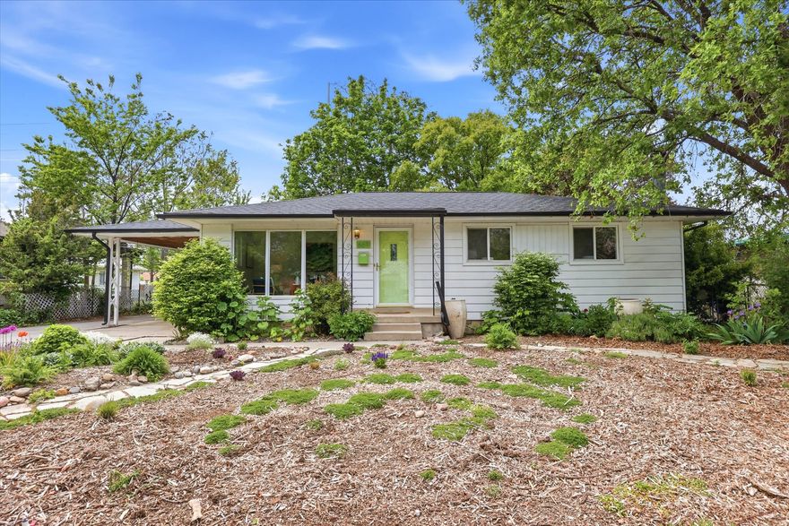 Space, storage, and a yard unlike anything else at this price point, that's what sets this Rose Park home apart. Situated on a generous .26-acre lot, the outdoor space here is the real headline. Mature trees provide shade and character, while established grape vines and a producing plum tree add something you simply can't plant overnight. The backyard includes two sheds (one newer, one older) offering flexible space for storage, a workshop, or even an art studio. Out front, the landscaping has been thoughtfully converted through Utah's Waterwise program, featuring native and drought-tolerant plants that keep the yard looking sharp without running up your water bill. Inside, the home has been refreshed and is ready to move into. Fresh paint throughout gives it a clean slate, and a new stove can start your new kitchen on a great foot. A brand new 2026 roof and gutters mean peace of mind from day one. The basement adds real flexibility including a large storage area, plus two rooms that could easily become bedrooms with the addition of closets, giving you options for guests or a home office. Parking is rarely this easy. A two-car detached garage with power, a carport, and a large driveway give you room for vehicles, a boat, an RV, or whatever you're working with. And the location? Walkable to grocery stores, the library, and a park, all in a neighborhood that's seen steady investment and growing interest. Come see it in person and decide for yourself.