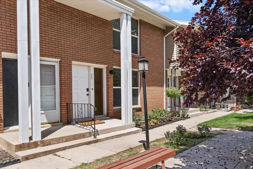 This beautifully updated condo offers a rare combination of modern upgrades, functional space, and an unbeatable location. The fully finished basement adds valuable living space, while the main level features durable laminate flooring and a bright, open feel enhanced by recessed lighting throughout. The kitchen and bathrooms have been refreshed with newly painted cabinetry, stylish hardware, and a contemporary backsplash, creating a clean and inviting design.  Upstairs, the bedrooms feature custom accent walls and new carpet, along with a refurbished floating staircase that adds a unique architectural touch. Additional upgrades include elongated toilets, new baseboards and trim, fresh interior paint, and a fireplace pop-out feature. Major systems have also been updated with a brand-new water heater and water softener in 2023, and the furnace was recently inspected and is in excellent condition.  Enjoy peaceful courtyard views, access to two community pools, and walkability to the new 40th Street Park with tennis courts, skate park, and playground. Conveniently located near Weber State University, McKay-Dee Hospital, Riverdale shopping and dining, Pineview Reservoir, and Snowbasin Resort-making this an excellent option for both owner-occupants and investors. With three bedrooms upstairs and a flexible layout, this move-in-ready home is a must-see.