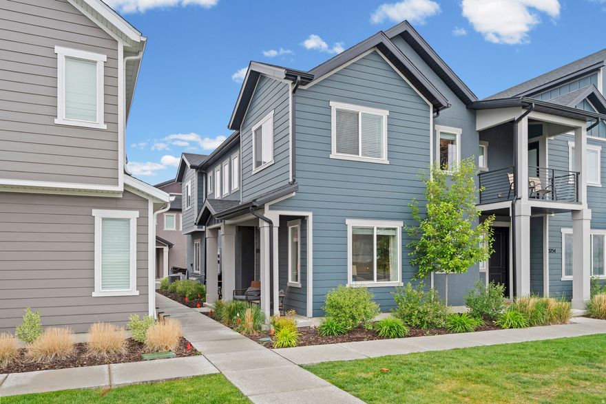Tucked into a quiet, growing community, this cozy townhome offers stunning mountain views and a peaceful place to call home. With new shops and amenities coming in nearby, you'll love the balance of calm surroundings and everyday convenience. A perfect spot to settle in and enjoy both comfort and connection! VA Assumable loan available for qualified buyers! Ask for details and schedule your showing today!