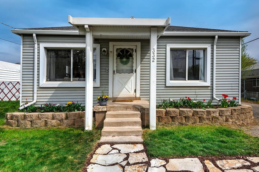 Welcome to this charming North Salt Lake bungalow filled with character and thoughtful updates. From the moment you step inside, you'll love the refinished hardwood floors, fresh paint, and beautifully remodeled main floor bathroom. The updated kitchen features stainless steel appliances, perfect for both everyday living and entertaining. With a newer roof and HVAC, this home offers both style and peace of mind.The 1/3 acre fenced lot offers the opportunity to enjoy outdoor living, hone your gardening skills, and also allows room for a variety of activities. The two-car garage provides ample space for your vehicles and toys. A perfect blend of charm and modern convenience!   Square footage figures are provided as a courtesy estimate only a  Buyer is advised to obtain an independent measurement. Included floor plans do not guarantee square footage. Buyer and Buyers agent to verify all information.