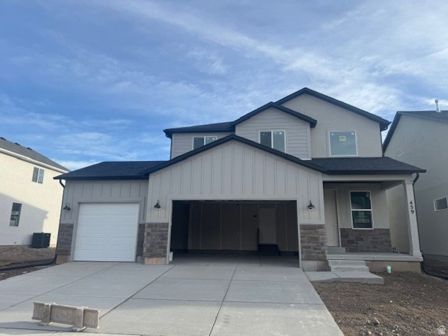 Receive up to $14,500 in rate buydown incentives when you finance with our preferred lender! Discover our newest floor plan, The Cole, now available with a highly sought-after 3-car garage. This thoughtfully designed home blends modern style with incredible functionality.  The main floor offers an open, inviting layout-featuring a bright family room, a beautifully designed kitchen with an oversized pantry, and plenty of room for entertaining. Upstairs you'll find four comfortable bedrooms, two bathrooms, and a conveniently located laundry room. The full unfinished basement provides endless potential for future living space, storage, or customization.  Situated on a good size lot, this home is packed with premium features, including:  Quartz countertops throughout  Durable LVP flooring  Stainless steel appliances with a gas range  Craftsman-inspired trim details  Front yard landscaping included  Photos show the home currently under construction and another finished home. (colors will be different), with updated images coming soon. Taxes are TBD. Square footage provided as a courtesy from builder plans-buyers are encouraged to obtain their own measurements. All information deemed reliable but should be independently verified by the buyer. This home is scheduled to be finished appx Late December   Reach out today for details or to schedule a tour-and be sure to ask about our interest rate buy-down options! Seller reserves the right to accept an offer at any time.