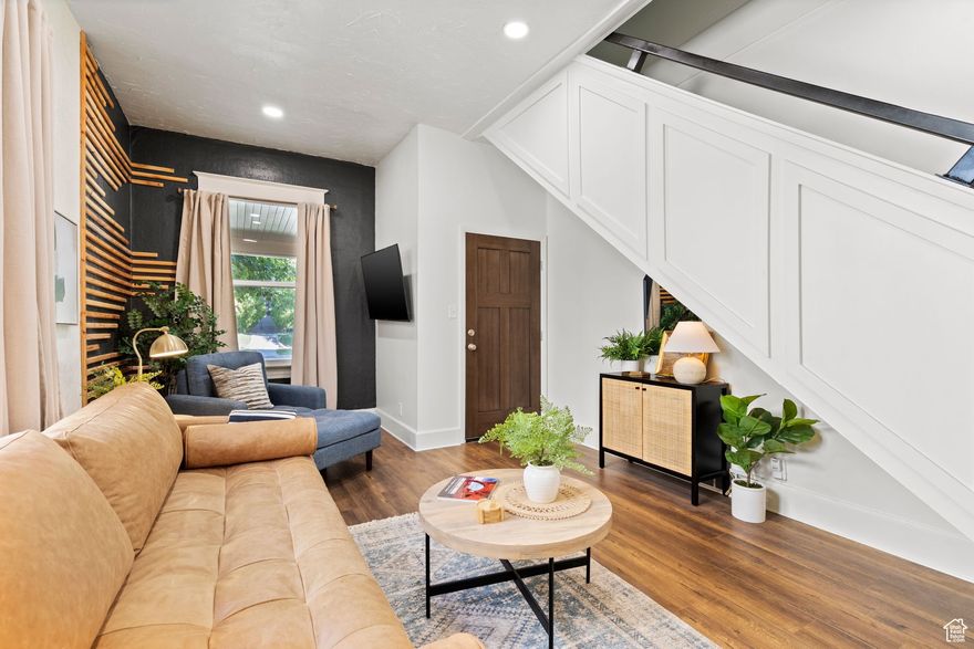 Fully Updated Furnished 2BD/2BA Duplex Near University of Utah  This fully updated and fully furnished duplex offers comfortable and stylish living just five minutes walking distance from the University of Utah. Located in a quiet, walkable neighborhood close to downtown Salt Lake City, this home is ideal for students, faculty, traveling nurses, or professionals seeking a central location.  The home features an updated kitchen with gas range, stainless steel appliances (no dishwasher), quartz countertops, and wood flooring throughout. The bright and open layout includes a full bathroom and a  bath, providing added convenience. A stack washer and dryer is located in the primary bedroom.  Enjoy the charm and privacy of a well-maintained duplex with a private entrance, surrounded by tree-lined streets and nearby amenities including Liberty Park, 9th & 9th, Trolley Square, and public transit.  No smoking. Pets considered with additional deposit and monthly pet rent. Square footage figures are provided as a courtesy estimate only
