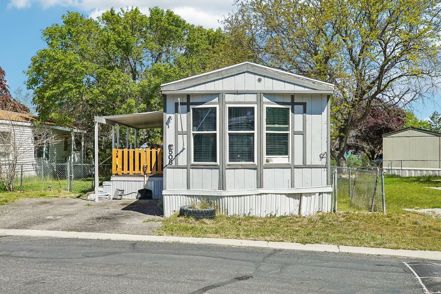 Very well taken care of mobile home at a great price! The large primary suite and galley kitchen with a fireplace make this house feel like a home for you! With one of the lowest lot fees in all of Tooele you can afford to live here and be able to enjoy the rest of your life at the same time. Schedule a showing today and come see if this would be a great fit for you and your budget!