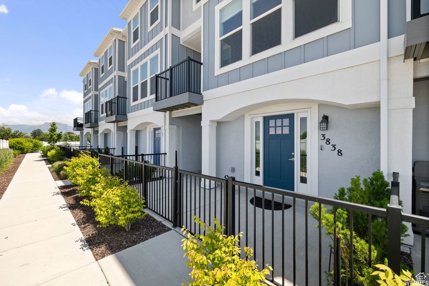 Welcome to comfort and convenience with this striking townhome built in 2019 and nestled in Taylorsvilles coveted Muirhouse Community.Thoughtfully designed for modern living, this beautifully finished home features an open and spacious floor plan with abundant natural light, tall ceilings, and stylish upgrades throughout. The main level offers a bright kitchen with quartz countertops, custom cabinetry, and stainless steel appliances, opening seamlessly to a generous living and dining area - perfect for entertaining or relaxing at home. Upstairs, you'll find spacious bedrooms, a luxurious primary suite with a walk-in closet and ensuite bath, and convenient upstairs laundry. Enjoy the comfort of energy-efficient construction, quality finishes, and low-maintenance living at its best.  This prime location offers unbeatable convenience - just minutes from shopping, dining, parks, and top commuter routes including I-15, I-215, and Bangerter Highway.  Taylorsvilles strong sense of community shines through, with sidewalks, green spaces, parks ,recreational facilities and nearby schools.   Whether you're a first-time buyer, downsizing, or looking for a lock-and-leave lifestyle, this townhome provides the ideal balance of comfort, style, and accessibility. Experience all that Taylorsville has to offer in a growing community designed for modern Utah living.Buyer to verify all information