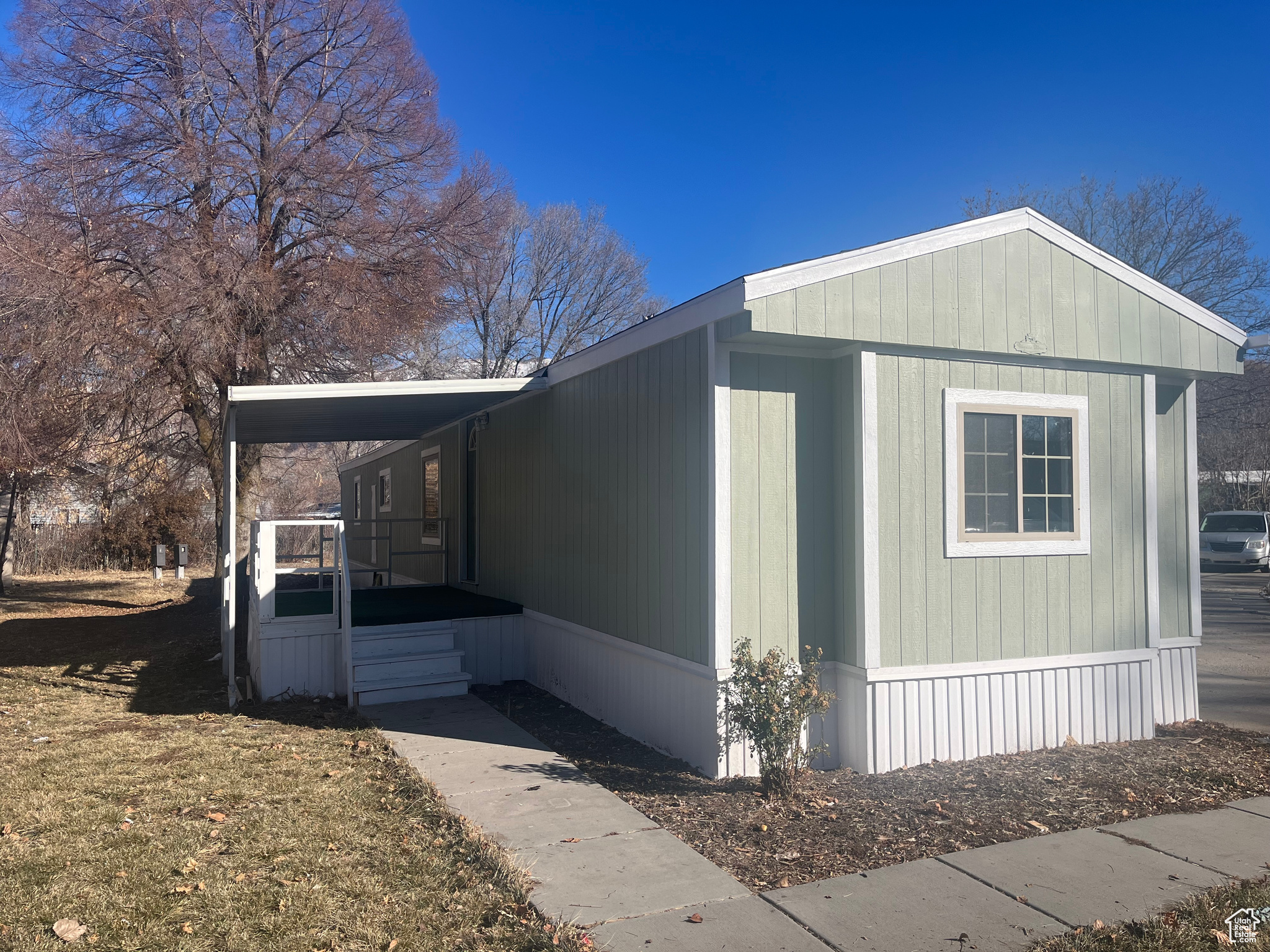 Newly Updated. New kitchen with Quartz countertops. New bathroom with custom tile and all new fixtures, new LVP flooring and carpet throughout. Great Ogden location with easy freeway access. Buyer must be approved through Willow Creek Estates prior to offer acceptance.
