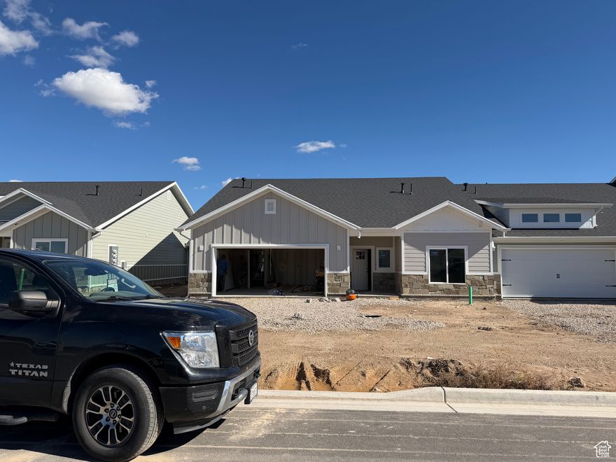 Square footage figures are provided as a courtesy estimate only and were obtained from plans. Buyer is advised to obtain an independent measurement. Price Discounted!! Too many upgrades to note. This Beautiful West facing attached home is under construction and ready to contract. Home features 2 bedrooms and 2 bathrooms and a Den in an open concept floorplan with vaulted ceilings, a covered back patio and fenced in back yard. Yard maintenance is included in this community along with pickle ball courts, picnic areas and walking trails. Multiple home plans and additional lots are available now. Contact us today to explore your options and secure your new home in Sadie's Glenn!