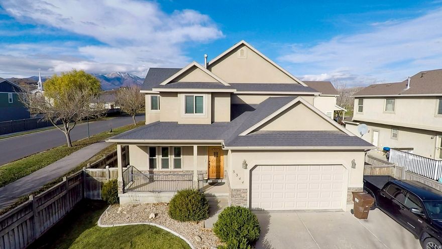 Come see this beautifully designed, 5-bedroom, 3.5-bath home tucked away in its own semi-private cul-de-sac.  Featuring an open-concept layout with natural light, hardwood floors, extra tall ceilings, large new double-pane windows, and a stunning kitchen. Note: the updated kitchen boasts new granite countertops, a double oven, beautiful cabinetry, and a huge eat-at peninsula with storage. The adjacent bright and light semi-formal dining area leads to the perfect patio for seamless indoor/outdoor entertaining or cozy up in the family room next to the fireplace.  A dedicated office or formal dinning room, huge primary suite, oversized garage protect your vehicles, tools, and BONUS 1-car garage for your hobbies. This Immaculate, and thoughtfully crafted home combines comfort, versatility, and elegance near trails, schools, and shopping-all with ZERO HOA dues. Information is deemed reliable but not guaranteed. Buyer and buyer's agent to verify all. Square footage figures are provided as a courtesy estimate only.