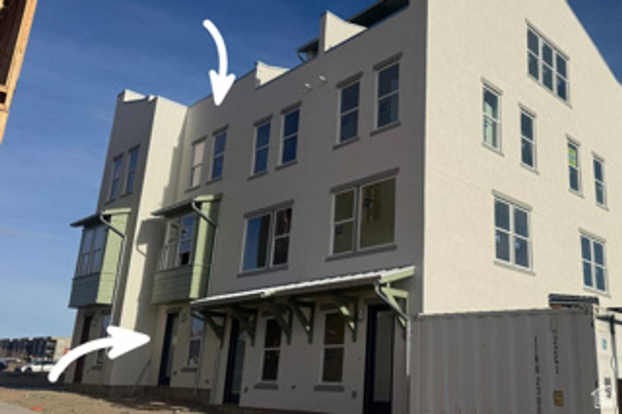 Now Selling  The Manhattan-Sky in Downtown Daybreak! Be Part of the Excitement in the New Downtown Daybreak Community, only a Short Walk from the Bee's Ballpark. This Stylish 2-Bedroom, 1.5-Bath Home with a Flex-Room is Designed with 9-Foot Ceilings on Every Floor and Open Railing for a Bright, Elevated Feel. Ready for quick move in now!