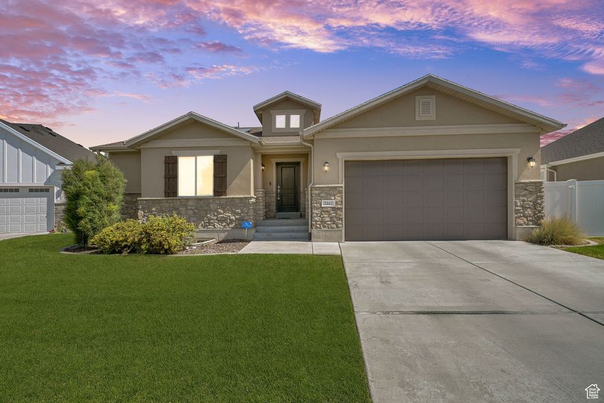 This rambler is located in a great community. Your backyard is Cranefield Golf Course. You will enjoy multiple swimming pools and parks nearby. The main level has a wide open floor plan. This home has only had one owner. The seller has added a second hot water heater, an air purifier to a well maintained hvac system, and solar panels that will be paid off. Schedule a showing today. Square footage figures are provided as a courtesy estimate only and were obtained from Davis County Records. Buyer is advised to obtain an independent measurement.