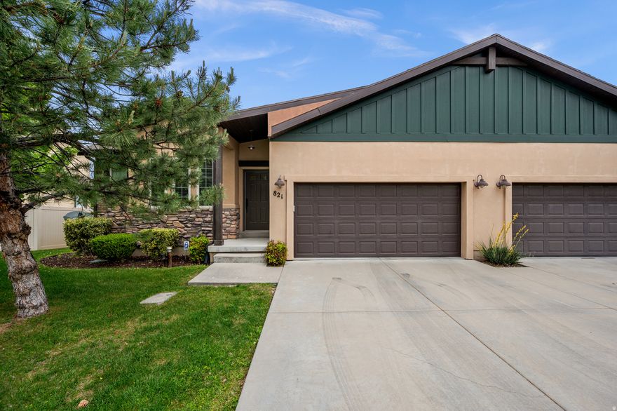 Open house Friday, May 15 from 5:00pm-7:00pm & Saturday, May 16 from 10:00am-12:00pm. This twin home-style townhome is located in a quiet, small, subdivision in the heart of desirable Millcreek. With a vaulted ceiling and an open floor plan, this rambler is ideal for main floor living. The master bedroom suite has a private newly renovated bathroom (separate tub and shower) and walk-in closet. Also on the main floor is the den/office, laundry, kitchen with waterproof Pergo Timberwood flooring, shaker-style cabinets, granite countertops, stainless steel appliances, gas stove, pantry, breakfast bar, open dining area, and large living area, half bath, plus a private balcony. The lower level has a sizeable living area, two bedrooms with ample-sized closets, a gas fireplace, three-quarter bath with full-sized shower and a BONUS walk-out basement. The rear yard is fully fenced, with an amazing new patio area perfect for pets and entertaining. With a spacious 2 car garage, and a newer (1 1/2 years) high efficiency A/C and Furnace this place is a must see!  Square footage figures are provided as a courtesy estimate only and were obtained from County Records. Buyer is advised to obtain independent measurements.