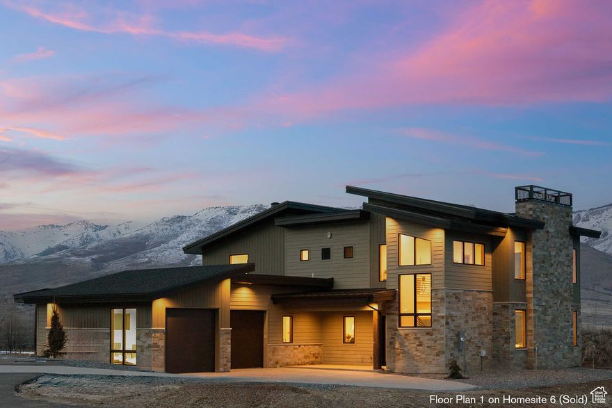 Welcome to a rare opportunity for luxury living at the western edge of Pineview Reservoir, nestled in a new, exclusive community in Eden, Utah. With only seven homesites available, this modern mountain neighborhood combines striking architecture with natural beauty. Designed to capture stunning lake and mountain views, these homes can be customized to fit your vision, with any modifications subject to the approval of the design review committee. Each plan, ranging from 3,531 to 3,617 square feet, features four bedrooms, three to three-and-a-half baths, a spacious great room perfect for gatherings, a primary suite with an ensuite bath, a recreation room, and a generous 1,000-square-foot garage. Located in the heart of Ogden Valley, this community places premier outdoor recreation at your doorstep. In less than 20 minutes, you can reach Snowbasin, Powder Mountain, and Nordic Valley for skiing, mountain biking, and more. Directly across the street, Pineview's North Arm beach awaits for summer boating, fishing, and water sports. Claim your space in this unique mountain retreat. Photos of home are of homesite 6 (sold) for illustration purposes only.