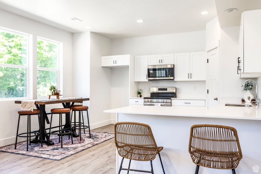 **OPEN HOUSES TO BE HELD AT STAGED HOME: 827 W 700 S, Springville, UT 84663 Friday 9/12 4-7:30pm and Saturday 9/13 1-4pm. ** SELLER IS OFFERING 3% IN CONCESSIONS on this 4-bed, 2.5 bath townhome in Springville. Also, take advantage of our Preferred Lender Incentive - offering an additional 1% rate buydown through our lending partner. This home offers more than the average build, featuring a full laundry room, walk-in pantry, private balconies, a spacious open layout, modern finishes, and a 2-car garage. Conveniently located near parks, schools, shopping, and dining. First-time buyers may also qualify for a $20,000 grant toward down payment and closing costs. The first four homes have already sold out, with the next four units-offering 34 bedrooms and 22.5 bathrooms-now complete and ready for move-in. The final five units, available by December, will be 4-bed / 2.5 bath, all offering the same upgraded finishes and thoughtful design. Photos are of a previously completed townhome by the same builder and are for illustrative purposes only. Finishes, features, and layout may vary.