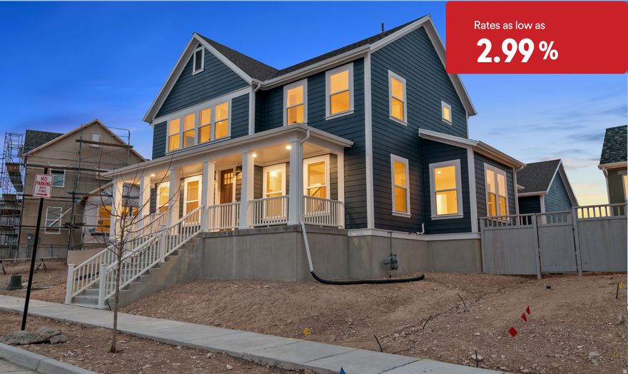 *Rates as low as 2.99%! Contact agent for details. This brand new home was just finished and ready for move in! Located in Daybreaks Cascade Village within walking distance to parks and the new Watercourse. The home features the Primary bedroom on the main floor and a large two story family room.
