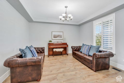 Tiny photo for 4385 W OPEN HILL DR, South Jordan, UT 84009 (MLS # 2159128)