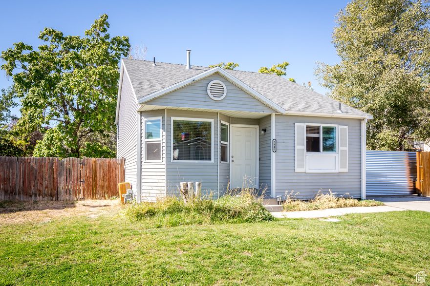 Welcome to your new haven in a low-traffic neighborhood, perfectly situated just minutes from Mountain View Corridor. Enjoy the peace and tranquility of living just six houses away from a fully-equipped park, ideal for family fun and outdoor activities. This home boasts vaulted ceilings, an automatic sprinkler system, and plenty of storage space with a convenient crawl space.  Step outside to your beautiful fenced backyard, where mature trees offer shade and serenity. There's even a shed for all your outdoor gear! Don't miss the opportunity to make this inviting property your own!