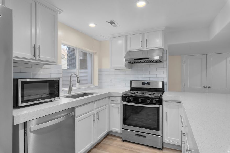 Private Furnace & A/C  Control Your Own Air - Sound Proof Ceilings - Office Flex Room - No Initiation Fees!!   Professionally sound-proof ceilings - peaceful and quiet space with 2 respectful professionals upstairs, keeping things calm and comfortable. Legal Immaculate Remodeled Modern Accessory Apartment in Sandy - Available Immediately  1560 sq. ft.  4 bed  / 1.5 bath  Rent: $2,150 / month + HALF utilities  Parking: 2 onsite  + tons of easy street  1-Gig Internet Speed (Google Fiber)  No pets / No smoking (inside or out)   Why you'll love living here  Nestled on a quiet, treelined street  only 4 min to I-15