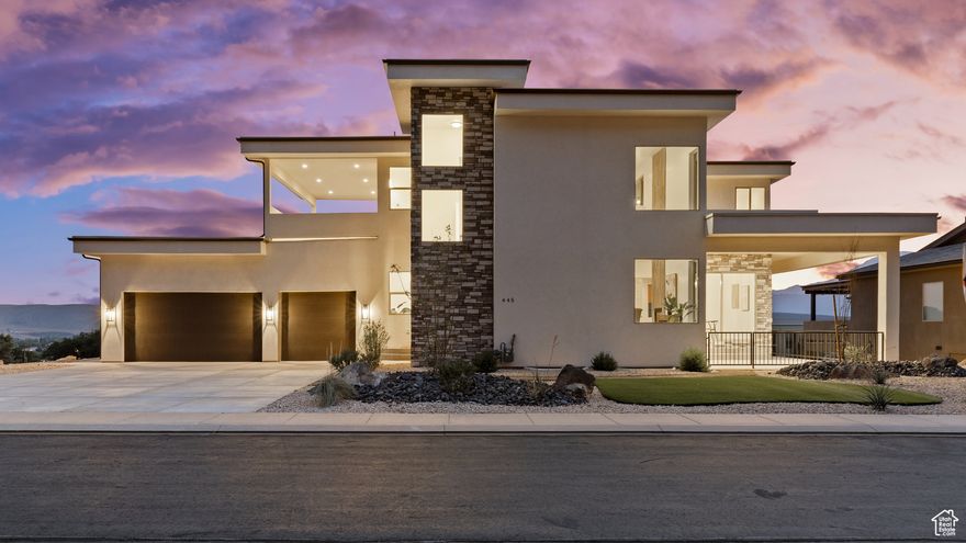 Welcome to this expansive 7-bedroom home in La Verkin, where luxury meets stunning natural beauty. The main level features soaring ceilings and an open-concept layout, ideal for entertaining. The bright walk-out basement offers versatile space and includes a design for an apartment in the basement that could be rented long term (or if owner occupied could be used as a bed and breakfast!). This home would be great as a shared ownership opportunity. Enjoy two spacious decks and an open patio with breathtaking Southern Utah views. A perfect blend of comfort and natural splendor!