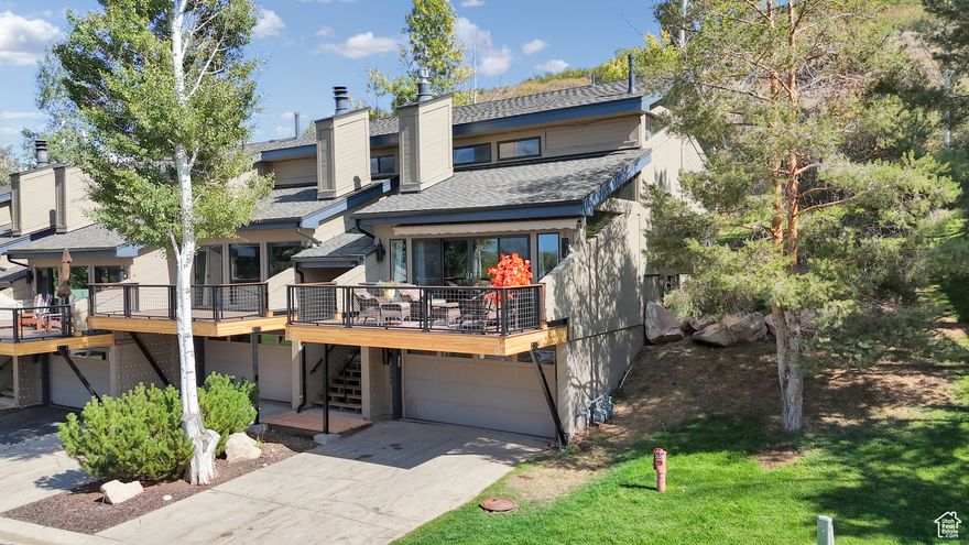 Welcome to 2204 Fenchurch Drive, where light, unobstructed views, and comfort converge in one of Park City's most coveted settings. As an end-unit townhome, natural light floods every space, highlighting mountain vistas that stretch endlessly from your expanded deck. While its character remains true, this residence has been renewed where it counts: a brand-new, high-efficiency HVAC, 3.5-ton A/C with HEPA filtration, UV scrubbers, and humidifier, the works of the home ensuring modern comfort in every season. Step outside to your private hot tub, located on the second level, for the perfect aprs-ski retreat under the stars. Offered fully furnished and turnkey, with short-term rentals permitted, this home is equally suited for year-round living, a second home, or an investment. With the Rail Trail and Lost Prospector Trail right outside your door, and world-class skiing, golf, dining, and culture just minutes away, this is more than a residence. It's a mountain haven - waiting for your story to begin.