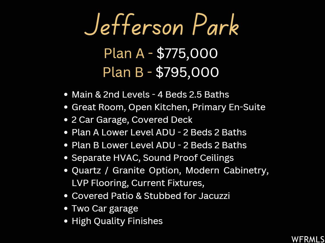 JEFFERSON PARK - Residential Income