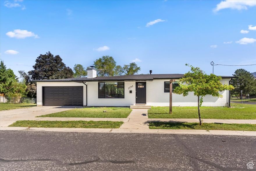 Welcome to this charming 2,150 sq ft rambler, perfectly located within walking distance from Utah State University and the Logan Golf and Country Club. The main level has been COMPLETELY updated. Step inside and discover a fully remodeled kitchen (2025) featuring new cabinets, countertops, flooring, lighting, and stainless steel appliances. The spacious main level boasts brand-new carpet, new windows, and a completely renovated bathroom with detailed tile work, new cabinetry, dual sinks, modern fixtures, and an added washer and dryer for convenience. Recent upgrades include a new roof with shingles and flashing (2024), a new water heater, and a fully updated electrical panel and service-giving you peace of mind for years to come. Set on a beautifully landscaped 0.19-acre lot, the home offers lovely mountain views and plenty of outdoor space to enjoy. Don't miss this move-in ready gem in a prime Logan location!