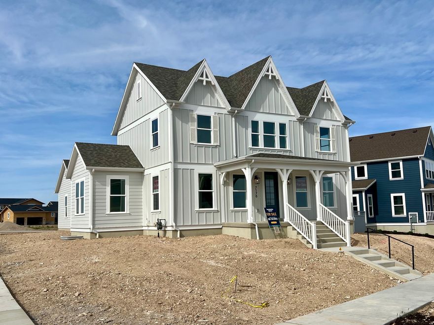 This brand new Canterbury floor plan was just finished and ready for move in! Located in Daybreaks Cascade Village. The home features a large open floor plan with a gourmet kitchen. Two story vaulted family room with beam details. Large corner lot!