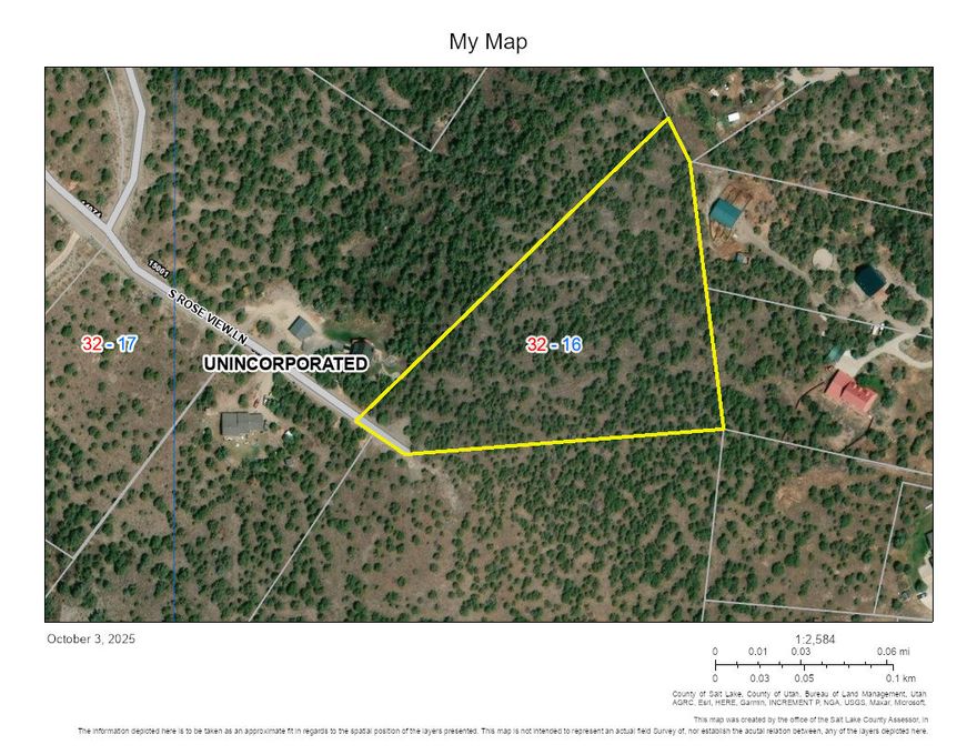 Own 5 Acres of Prime Utah Land with Unmatched Views and Outdoor Access. This exceptional 5-acre property offers a rare chance to own a slice of Utah's breathtaking landscape, featuring sweeping panoramic views of the Salt Lake Valley. Ideally situated with easy access to nearby horse, biking, and hiking trails, and just minutes from public fishing ponds in The Cove, this land is perfect for outdoor enthusiasts and nature lovers alike. Utilities are already on the road: electric is available, and water connections are offered through an HOA-managed lottery system. While natural gas is not available, propane is a reliable alternative for this area. Whether you're dreaming of building a custom home, creating a peaceful retreat, or investing in land with strong future potential, this property stands out for its location, beauty, and versatility. With expansive space, incredible vistas, and endless possibilities, this isn't just a piece of land-it's an opportunity to create something truly lasting. Don't miss your chance to invest in one of Utah's most sought-after areas.