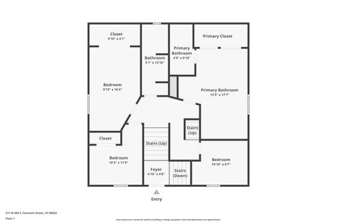 Tiny photo for 211 W 400 S, Fountain Green, UT 84632 (MLS # 2140162)