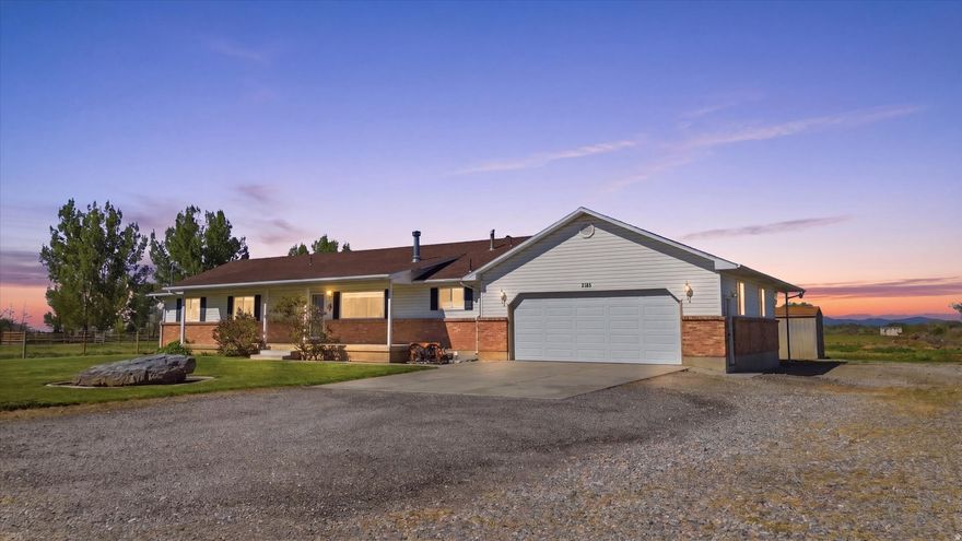 This fantastic 3 bedroom, 2.5 bath home sits on a quiet road close to Corinne and only a few minutes to I-15. Remodeled in 2018 including granite countertops, new flooring, HVAC, roof and constant hot water system. Plenty of pasture for horses or livestock. Fully fenced with covered hay storage. PRICED TO SELL!