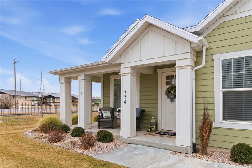 If you've been looking for a peaceful retreat in a vibrant 55+ community, look no further. Nestled in the sought-after river bottoms, this bright 2-bedroom 2-bathroom home offers effortless single-level living. The interior feels spacious and welcoming, while the exterior is well-maintained by the HOA, giving you more time to explore the surrounding biking trails or enjoy the local dining and shopping scene.  The HOA maintains an 18-hole putting green, firepit, and pergola with picnic tables.  With the new Spanish Fork Recreation Center nearby, staying active and social has never been easier. See why this neighborhood is one of the area's best-kept secrets!