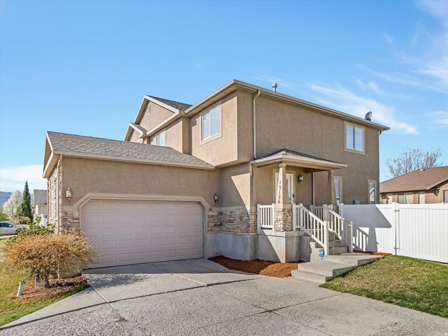 Beautifully designed twin home offers the perfect blend of comfort and space. With the feel of a single-family residence, this home features 5 bedrooms and 2.5 bathrooms.  The open-concept main level is ideal for entertaining, with a bright living area that flows seamlessly into the kitchen and dining space. Large windows invite natural light. Newer Deck with fully fenced yard for that summer BBQ.  The large primary suite serves as a relaxing retreat, while the additional bedrooms are generously sized for family or guests. Situated in a community neighborhood with a park, residents can enjoy nearby green space just steps from home.   Furnace Replaced - October 2025.  Deck replaced - August 2023.  Water Softener and R/O system replaced November 2022.