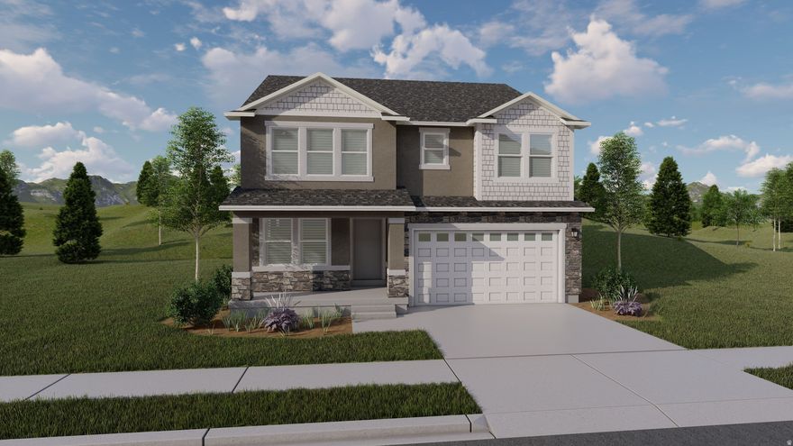 Come home to Ridgehorne at Mt. Saratoga-a master-planned community where comfort and convenience meet! Our open-concept single-family floorplans are designed to maximize space while still offering plenty of privacy. Surrounded by future parks, trails, and wide-open spaces, Ridgehorne is perfect for both relaxation and adventure. Enjoy amazing community amenities, including a clubhouse, pool, basketball court, bark park, playgrounds, and more. With Utah Lake, The Ranches Golf Club, local shopping, dining, and Pioneer Crossing all close by, you'll love the location just as much as the home. Reach out today to learn more or schedule your visit! (Nathan Floorplan, Lot 705)