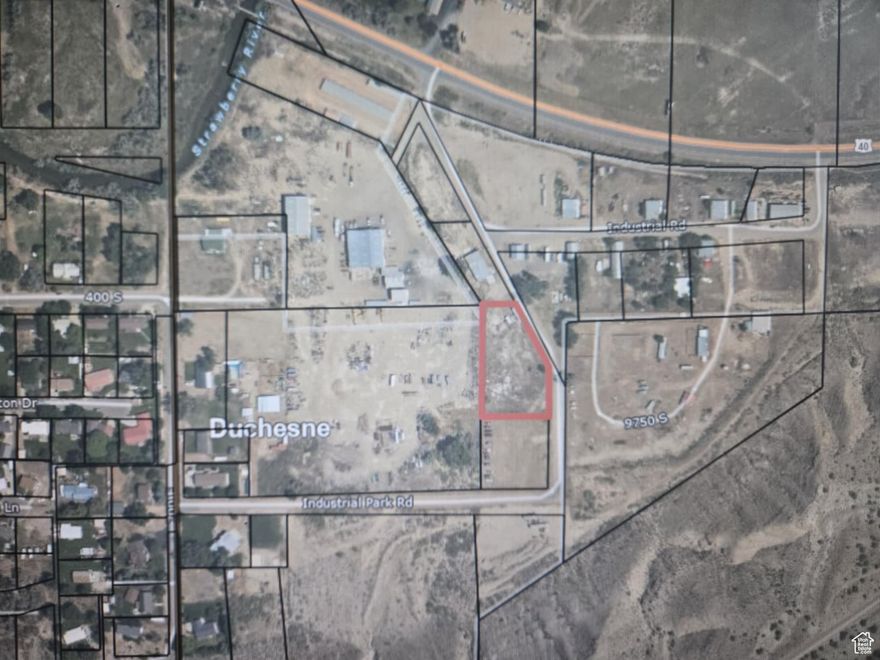 DUCHESNE'S INDUSTRIAL ANNEX LOT 9B!  1.09 acre ready for business! An address will be assigned at building permit.  Water and power are available at Buyer's expense.  Sewer is not available.  South side is fenced. Check it out any time!