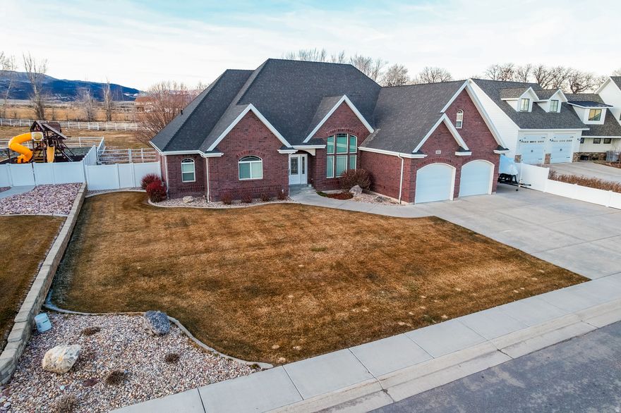 This gorgeous, all- brick, one owner, custom built home has everything you're looking for! It is situated on a large, well-manicured .28-acre lot in the desirable Country Cove subdivision in Maeser. This home provides both luxury and comfortable single-level living with an additional bonus room above the garage. Meticulously cared for, this home boasts 3 bedrooms, an office (or smaller 4th bedroom), 2 1/2 baths, separate laundry room, a large gourmet kitchen that opens up seamlessly to the large living room and an elegant formal dining room. Or entertain your guests out back on the large, covered patio! The Master En Suite has walk-in closets, separate shower and tub, and a large sitting area with tapered tray ceilings for ultimate comfort and relaxation. Homes like this just don't come available very often!  Sales price is based on an appraisal that was dated 02/03/26. Proof of Funds or Prequalification letter is REQUIRED for showings. Showings may begin after 12 p.m. on 02/20/26. All estimates are provided as a courtesy, Buyer to verify all info.