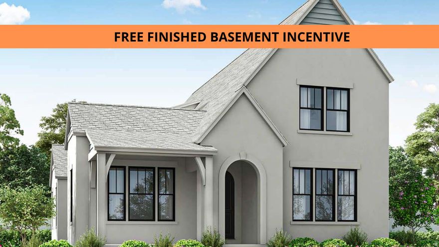 FREE FINISHED BASEMENT INCENTIVE JANUARY ONLY. This Stella home features a main floor master suite, a spacious family room with an optional gas fireplace, and a kitchen designed for gathering. There's also a separate den or office at the front of the home-perfect for remote work or quiet space. Upstairs, you'll find a large loft area and two additional bedrooms. Two story high ceilings in the family room add to the open, airy feel of the space. Finished basement which has an optional finish at a 8ft foundation wall height or a 9 ft foundation wall height and allows two bedrooms, a full bathroom and a additional family room/flex space. You will be able to attend our Design Center to customize the home and make it your own!