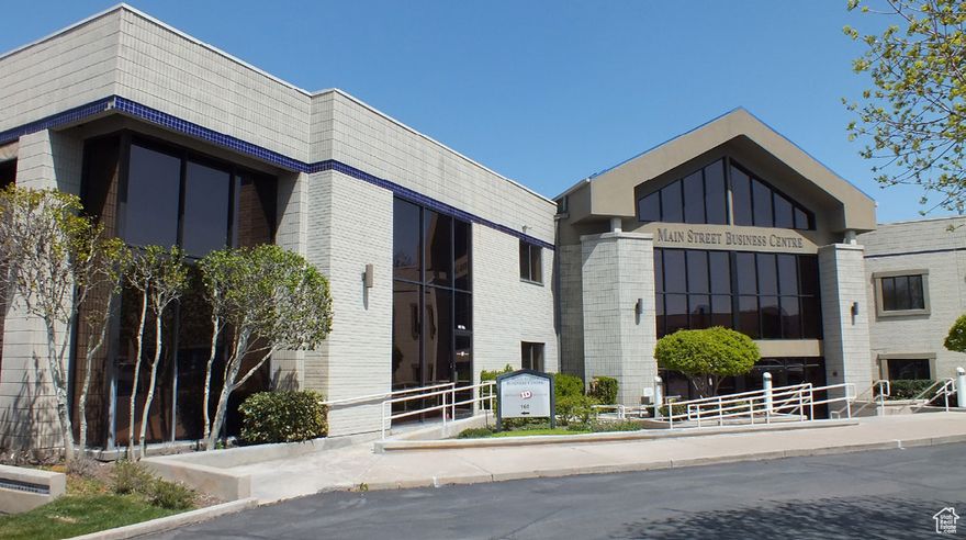 Building 150 Suite 200: 4,016 SF available  Central Main Street location  Newly renovated  Professional co-tenants  Tenant pays own janitorial  109 parking stalls (4/1000 parking ratio)  Fiber redundancy available including UTOPIA  Back-up generator provided to all tenants  Do not disturb tenant