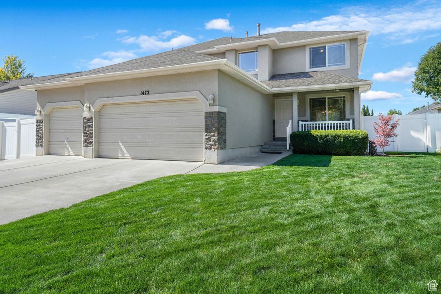 Welcome to this beautifully maintained home with thoughtful updates and spacious living areas! The main-floor kitchen has been updated, while a full second kitchen with apartment-sized appliances is located in the basement - perfect for multi-generational living. The spacious primary suite offers dual walk-in closet and a bath with a jetted tub and separate shower. Enjoy multiple gathering areas, including a formal living and dining rooms, a large family room in the basement and a second-story den with French doors. A covered front porch and a large covered patio with ceiling fans and roll-down blinds. The oversized 3-car garage provides excellent storage. The home is equipped with a closed-circuit security system along with other smart conveniences. Major systems have been updated: new roof (2019), furnaces and central A/C units (2022 & 2023), and water heaters (2022 & 2024). The fully fenced yard features vinyl fencing with gates on each side, RV parking, mature trees, and a private backyard retreat. A true combination of comfort, convenience, and quality. *Photos 5 and 12 are vitually staged*