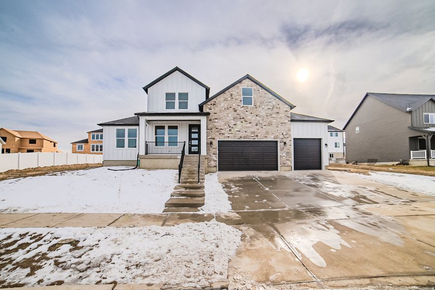 Lot 108 Brixton Park The Brighton. Home is currently under construction and could be completed within 90 days. Price reflects finished basement with ADU. Features include a main level primary, large primary bathroom with walk in shower, 2 story vaulted family room, custom kitchen cabinetry, quartz countertops, gourmet appliance package with double wall oven, vented hood, gas cooktop and more! Buyer to verify all info