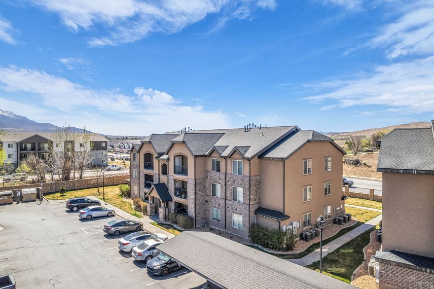 This 3-bedroom, 2 full bath, top-floor condo features vaulted ceilings that enhance the open feel and fill the home with abundant natural light. The home has been thoughtfully refreshed with all new paint, brand-new carpet, and modern updated lighting throughout, creating a bright and inviting space from the moment you walk in.  Enjoy worry-free living with an HOA that covers most utilities, along with internet and TV, making budgeting simple and stress-free.  Conveniently located with easy freeway access.  Stop renting and start owning, schedule your tour today!