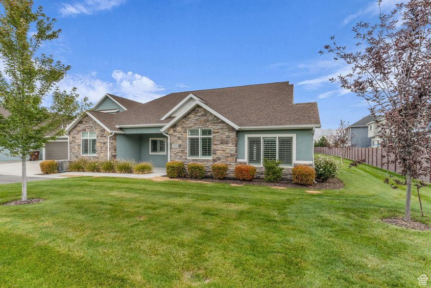 Largest floor plan, very desirable 55+ community, flat walkable neighborhood, near everything but so quiet! Vaulted ceilings, huge great room, quartz counters, gas fireplace, plantation shutters, lots of storage, covered patio, chair lift to huge 2nd floor bonus room/suite, oversized garage, many extras including nice clubhouse with pool. *Square footage figures from county records and are provided as a courtesy estimate only. Buyer is advised to obtain an independent measurement and to verify all info.