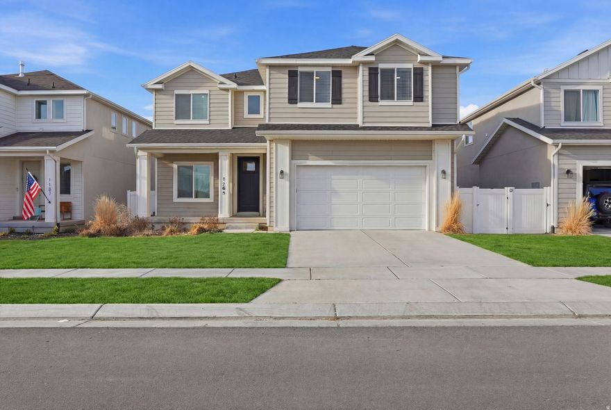 Well appointed and thoughtfully designed, this home offers a spacious layout with room to live, work and grow. Featuring 4 bedrooms plus a loft there's flexibility for a home office, additional living space or playroom. The main level showcases an open concept design with a dedicated office, cozy fireplace and abundant natural light. The unfinished basement provides an excellent opportunity to expand and customize your needs. Outside enjoy a fully landscaped and fenced backyard completed with a charming gazebo.