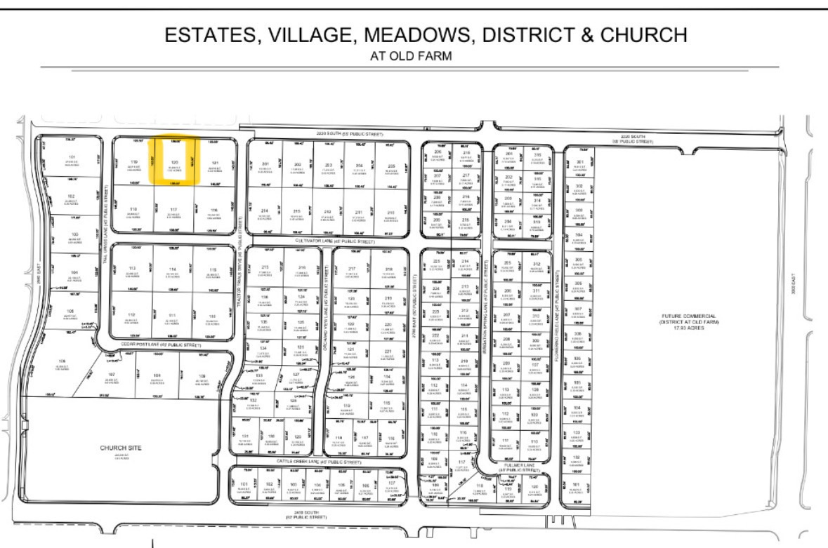 ESTATES AT OLD FARM - Land