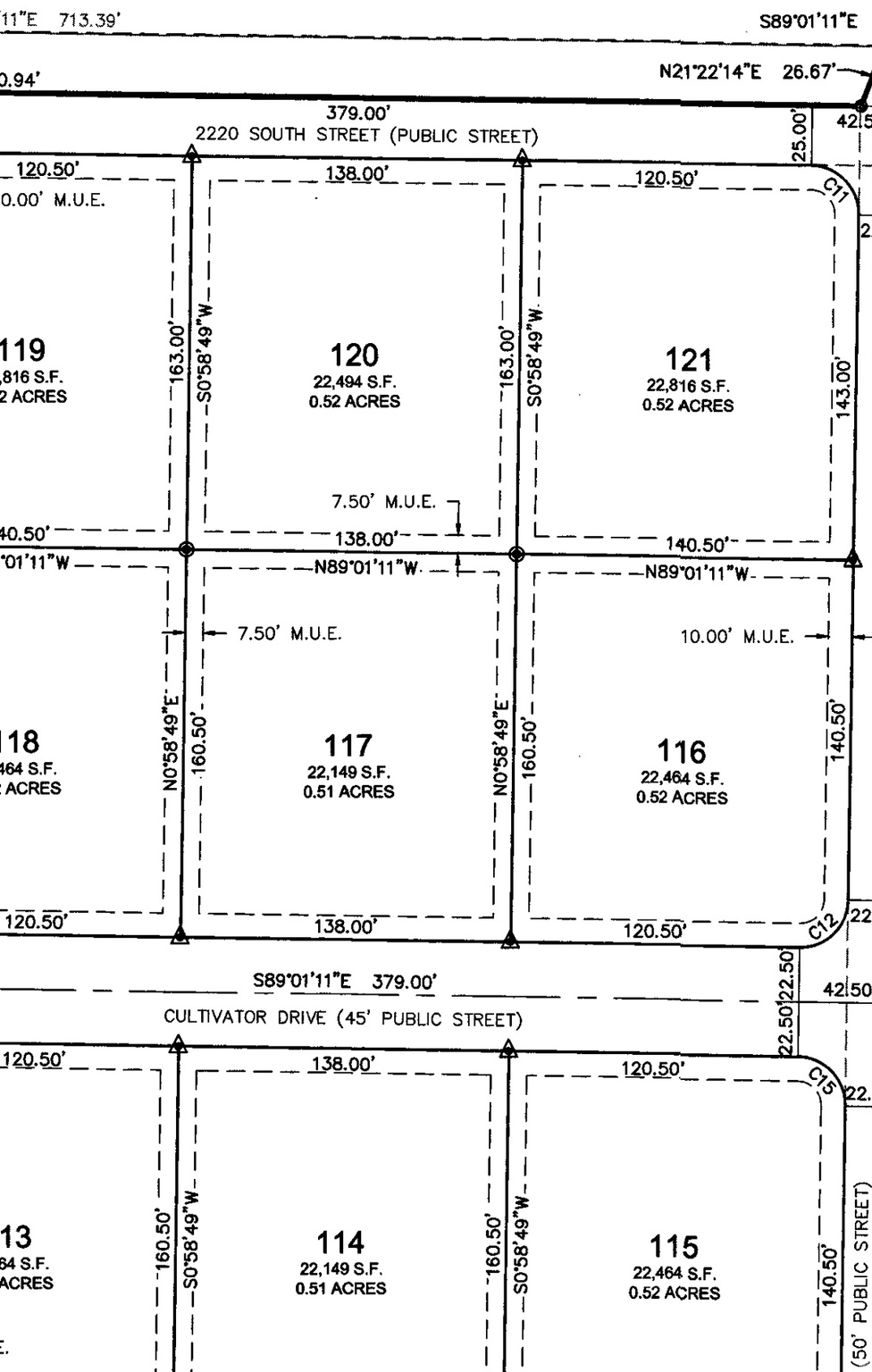 ESTATES AT OLD FARM - Land