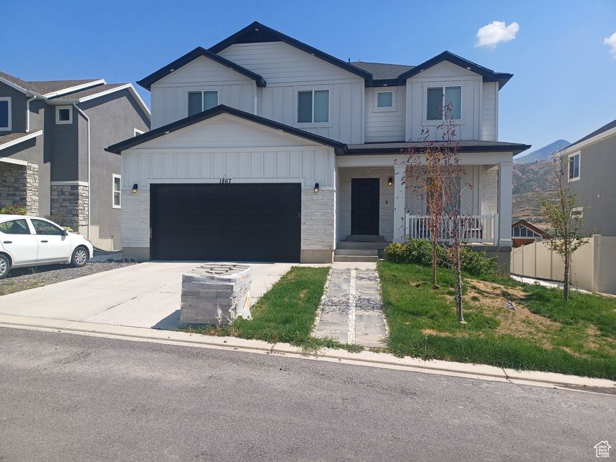Brand new fully finished, well maintained home located in Summit Ridge of Santaquin. This 2 story home offers 5 bedrooms, 2.5 bath with space for the whole family and everything. The finished basement includes its own kitchen, laundry hookups, and private entrance. Currently renting, extra income for the mortgage payment Do Not Disturb Tenants). Close access to the highway. This property also features a 2 car garage and driveway/RV parking. Square footage figures are provided as a courtesy estimate only and were obtained from county records. Buyers are advised to obtain their own independent measurements.