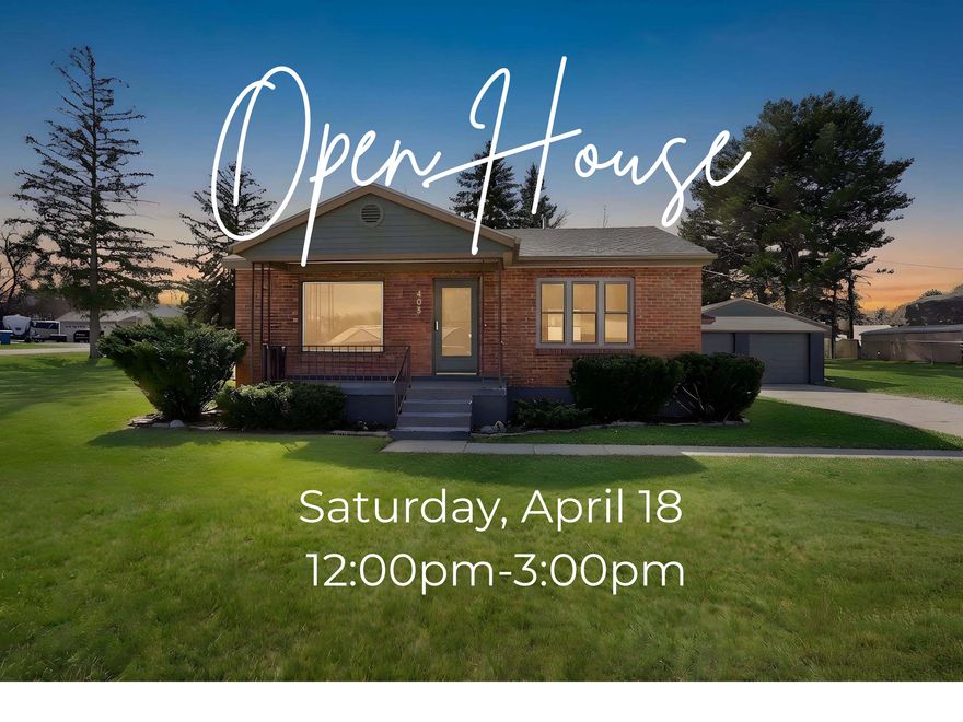 **Seller willing to contribute  $10,000 in concessions** On the edge of Washington Terrace, everything has been updated-new drywall, fresh paint, flooring, lighting. *Custom Bath* has handmade ceramic tile and a one-of-a-kind vanity. *Upgraded Kitchen* has elegant quartz countertops, brand-new appliances, and a handcrafted ceramic tile backsplash-creating a refined, luxurious aesthetic. The all new *Fireplace* is beautifully framed by a custom-crafted wood mantle creating a cozy focal point. There could be a *Potential Mother-In-Law Suite* downstairs. The inviting layout flows seamlessly from room to room and on to the backyard covered patio- creating the ideal setting for summer barbecues, cozy holiday gatherings, and making memories with family and friends. Car enthusiasts and hobbyists will appreciate the extra storage space in 26x24 detached 2 car garage with electrical run, and it is tall  enough for large trucks. There is an additional 10x12 shed set up as a shop with electrical run. Almost half an acre that could be fully-fenced with an acceptable offer.  Located near Washington Terrace Elementary, TH Bell Junior High and Bonneville High School. Near shopping in Riverdale and the Ogden Golf Course.