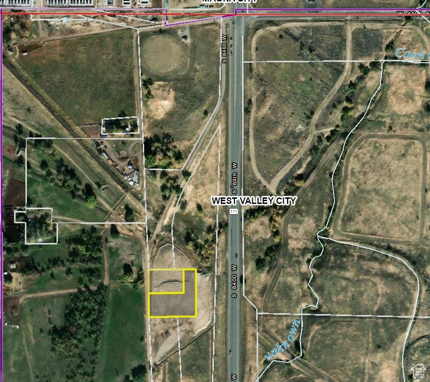 2 acres of Industrial Land zoned M (Manufacturing) in West Valley City . (to be sold with parcel 20-05-100-004 included in asking price) Great for yard storage or development.  Contact West Valley City for zoning uses.  Contact agent for more information about this property.    Buyer to verify all information.