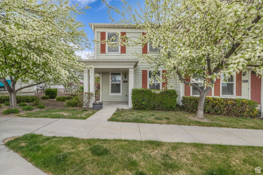 Discover the perfect blend of privacy and community in this 3 bed, 3 bath, end-unit townhome located in South Jordan's sought after Daybreak community. With a dedicated work space and spacious living area, this well-designed home is ideal for relaxing, working, and gathering. As a Daybreak resident, you'll enjoy access to a long list of amenities: scenic trails, parks, community pool, lake activities, shopping, dining, and easy TRAX and freeway access. Schedule your showing today and come see why so many love to call Daybreak home!  Square footage figures are provided as a courtesy estimate only. Buyer and buyer's agent are advised to obtain an independent measurement.