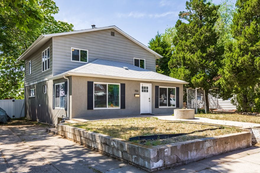 Fully updated5-bedroom, 2-bathroom home in Clearfield, Utahoffering2,790 sq ft of living space on a 0.17-acre lot. Originally built in 1947 andextensively renovated in 2019, this home blends classic character with modern upgrades throughout.Recent improvements include anew furnace, central air conditioning, updated flooring, and a fully upgraded kitchen. The kitchen featuresquartz countertops, stainless steel appliances, and a functional layoutdesigned for both everyday living and entertaining.The home offersspacious bedrooms larger than typical for the area and era, providing flexibility for families, guests, or a home office setup. Theupper level includes three bedrooms, a full bathroom, and a loft area,perfect for a workspace or additional living space. Thefinished basement adds valuable square footage, with room for a fifth bedroom, recreation area, or additional storage.Outdoor features includemature landscaping, multiple patio areas,anda private backyardideal for relaxing or entertaining. The property also offersoff-street parking and paved access.Located in an established neighborhood nearparks, schools, a local fishing pond, and convenient commuter routes, this is amove-in-ready homeideal for first-time buyers or anyone looking for space, updates, and functionality.