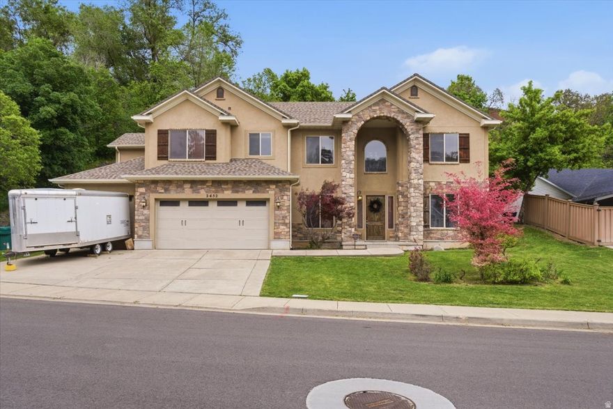 This stunning home features a unique floor plan in the highly desirable Rolling Oaks neighborhood! From the moment you walk in, you'll love the open feel and beautiful finishes throughout.  With 4 bedrooms and 3 bathrooms, this home offers plenty of space for comfortable living and entertaining. The soaring 9' and 10' ceilings create a bright and spacious feel, while the hand-scraped wood floors add warmth and character. The kitchen is a standout with gorgeous stained cherry cabinets, granite countertops, and quality details throughout.  The layout is perfect for everyday living, family gatherings, or hosting friends. Step outside and enjoy your own private backyard-an ideal place for relaxing, summer BBQs, or enjoying a quiet evening after a long day.  Located in one of the area's most sought-after neighborhoods, this home combines style, comfort, and a fantastic location. Homes like this don't come around often-come see all it has to offer!